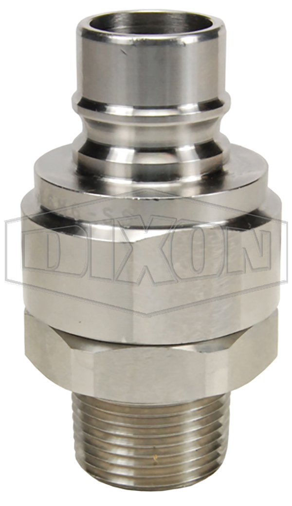DQC V-Series Snap-Tite H/IH Interchange Valved Male Plug